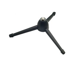 Show details for K&M - 23105 tablebase tripod black plastic Picture of K&M - 23105 tablebase tripod black plastic