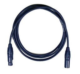 Afbeelding van Triple Audio microfoon kabel XLR-female/male 1.2 meter (ZWART)