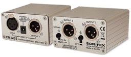 Show details for Sonifex CM-MS3 microphone splitter passive Picture of Sonifex CM-MS3 microphone splitter passive