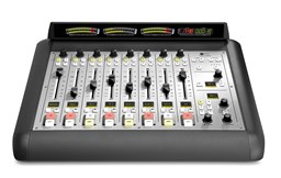 Toon details voor Axia Radius 8-Fader Console werkoppervlak Afbeelding van Axia Radius 8-Fader Console werkoppervlak