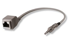 Show details for Angry Audio RJ45 Female to Single Mini (1/8") Male 8" adapter Picture of Angry Audio RJ45 Female to Single Mini (1/8") Male 8" adapter
