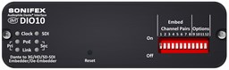 Show details for Sonifex AVN-DIO10 Dante to 3G/HD/SD-SDI Embedder/De-Embedder Picture of Sonifex AVN-DIO10 Dante to 3G/HD/SD-SDI Embedder/De-Embedder