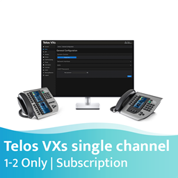 Picture of Telos VXs - Single Channel Feature(Channels 1-2 Only) - Container - 1 Year