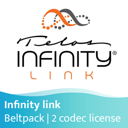 Show details for Telos Infinity Link 2 codec license for beltpack (INF-LINK2-BP) Picture of Telos Infinity Link 2 codec license for beltpack (INF-LINK2-BP)