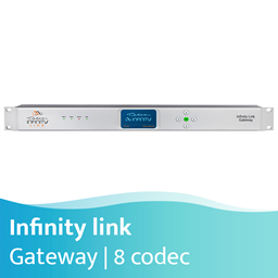 Show details for Telos Infinity Link 8 codec gateway (INF-LINK8-GATEWAY) Picture of Telos Infinity Link 8 codec gateway (INF-LINK8-GATEWAY)