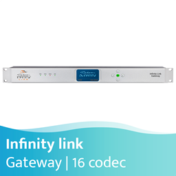Show details for Telos Infinity Link 16 codec gateway (INF-LINK16-GATEWAY) Picture of Telos Infinity Link 16 codec gateway (INF-LINK16-GATEWAY)