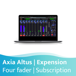 Picture of Axia Altus Four Fader Expansion License - Subscription (12 months)
