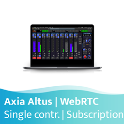 Picture of Axia Altus WebRTC Single Contribution License - Subscription (12 months)