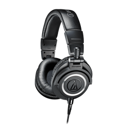 Toon details voor Audio-Technica ATH-M50x professionele monitorkoptelefoon - zwart Afbeelding van Audio-Technica ATH-M50x professionele monitorkoptelefoon - zwart