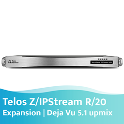 Show details for Telos Z/IPStream R/20 Deja Vu 5.1 Upmixing - Expansion License Picture of Telos Z/IPStream R/20 Deja Vu 5.1 Upmixing - Expansion License