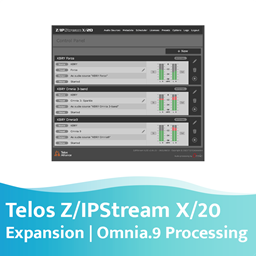 Toon details voor Telos Z/IPStream X/20 Omnia.9 Processing - Uitbreidingslicentie Afbeelding van Telos Z/IPStream X/20 Omnia.9 Processing - Uitbreidingslicentie