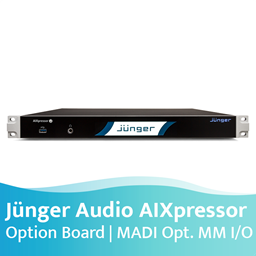 Toon details voor Jünger Audio - AIXpressor - MADI Optical MM I/O Optie Board Afbeelding van Jünger Audio - AIXpressor - MADI Optical MM I/O Optie Board