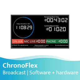 Toon details voor ChronoFlex Broadcast - software + W10 Embedded besturingsunit Afbeelding van ChronoFlex Broadcast - software + W10 Embedded besturingsunit