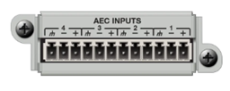 Toon details voor Symetrix Edge & Radius 4 Channel AEC Input Card Afbeelding van Symetrix Edge & Radius 4 Channel AEC Input Card