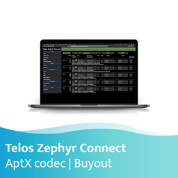 Show details for Telos Zephyr Connect aptX Codec Buyout Picture of Telos Zephyr Connect aptX Codec Buyout