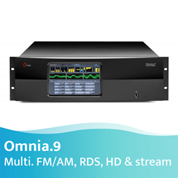 Afbeelding van Omnia.9 Multi-Band FM/AM Dual Path Processor (RDS, HD en streaming opties)