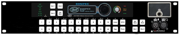 Afbeelding van Sonifex AVN-TB20AR 20 Button Advanced Talkback Intercom, AoIP Portal