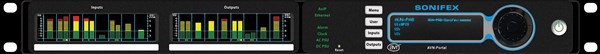 Afbeelding van Sonifex AVN-PA8TD 8 Stereo Analoge Lijn Inputs & Outputs, AES67 Display Portal