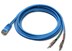 Afbeelding van Angry Audio RJ45 Male naar twee Mini-Jack Male 1,8m adapter kabel