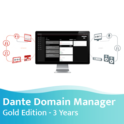 Afbeelding van Audinate Dante Domain Manager - Gold - 3 jaar