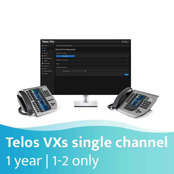 Afbeelding van Telos VXs - enkele vork instantie (vorken 1-2) - Container - 1 jaar abonnement