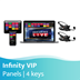 Afbeelding van Telos Infinity VIP Paneel 4 knops