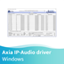 Afbeelding van Axia IP-Audio Driver voor Windows 1 Input, 1 Output