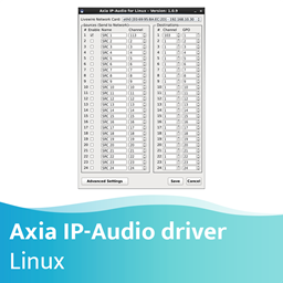 Afbeelding van Axia IP-Audio Driver for Linux
