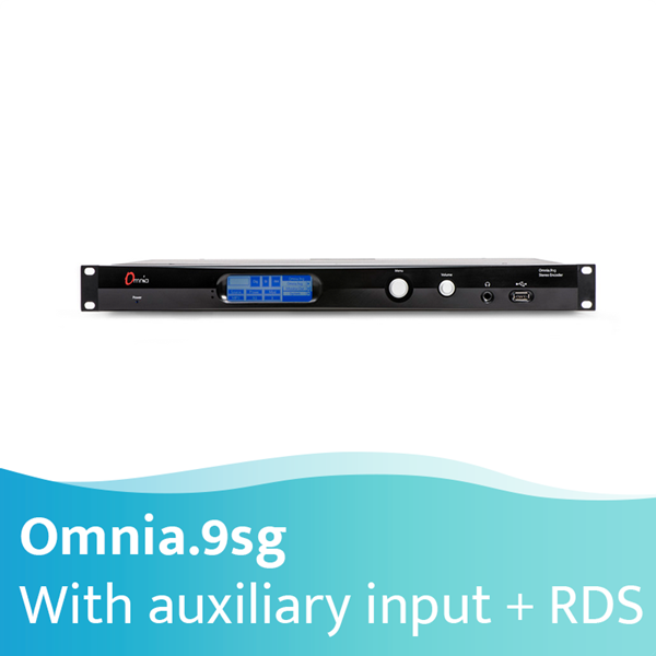 Afbeelding van Omnia.9sg Stereo Generator met Auxiliary Input Processing + RDS