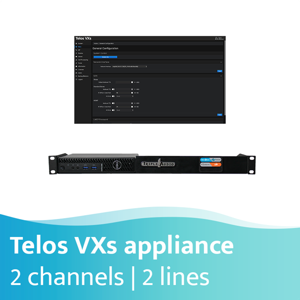 Afbeelding van Telos VXs appliance 2 vorken / 2 lijnen