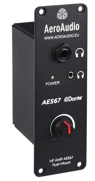 Afbeelding van AeroAudio HP AMP AES67 - Hoofdtelefoon versterker AES67/Dante (flush mount)