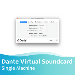 Picture of Audinate Dante Virtual Soundcard (DVS) - Single machine license
