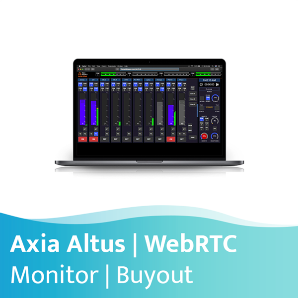 Afbeelding van Axia Altus WebRTC monitor licentie - buyout