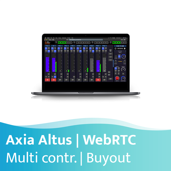 Afbeelding van Axia Altus WebRTC licentie voor meerdere connecties - buyout