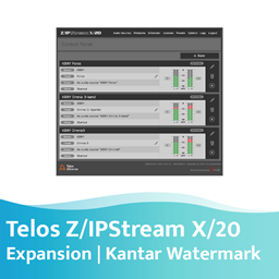 Afbeelding van Telos Z/IPStream X/20 Kantar Watermarking - Uitbreidingslicentie
