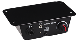 Picture of AeroAudio HP AMP AES67 Poe- Headphone amplifier AES67/Dante (table mount)