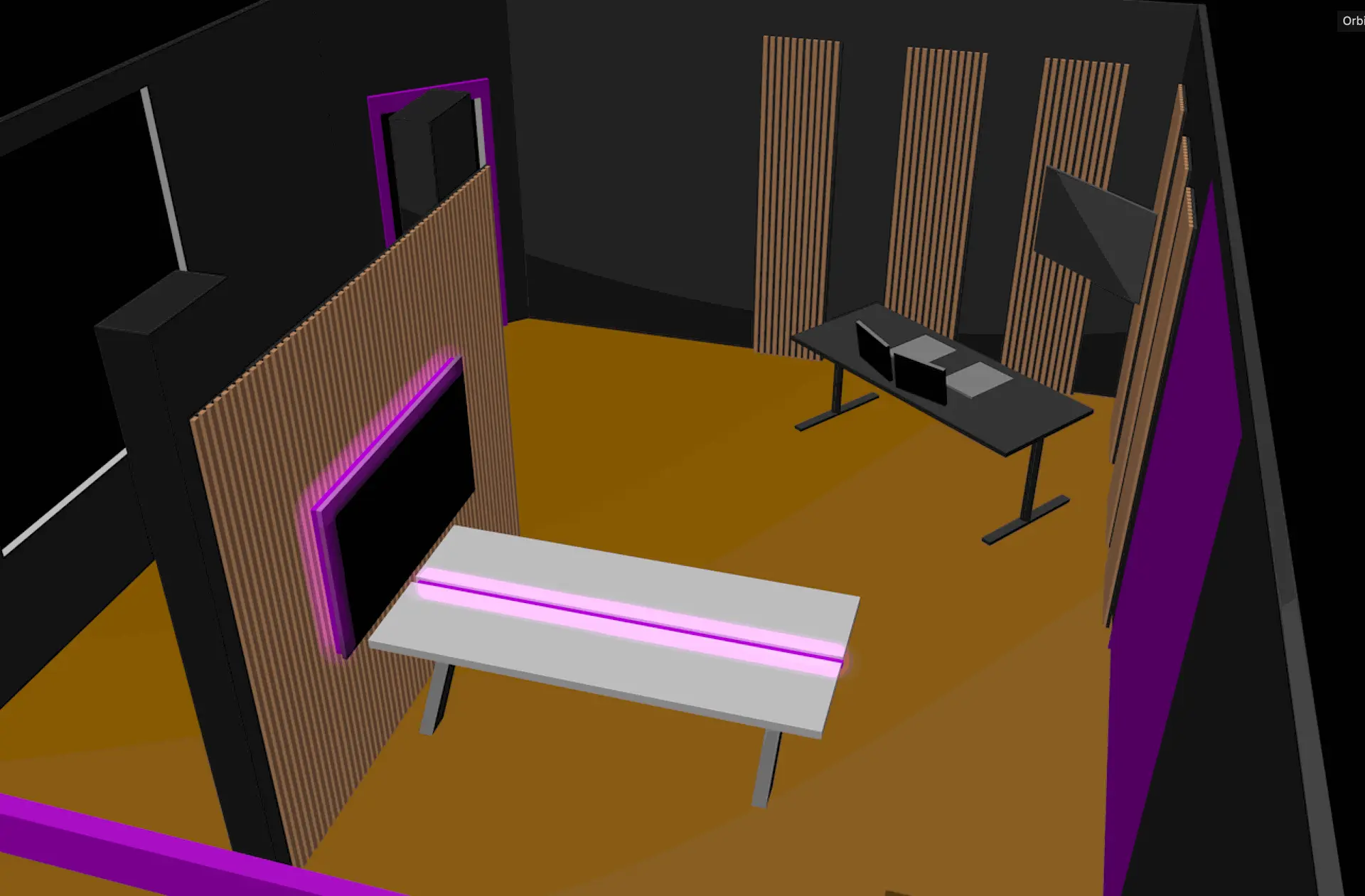 Studio Radio4All digitale render