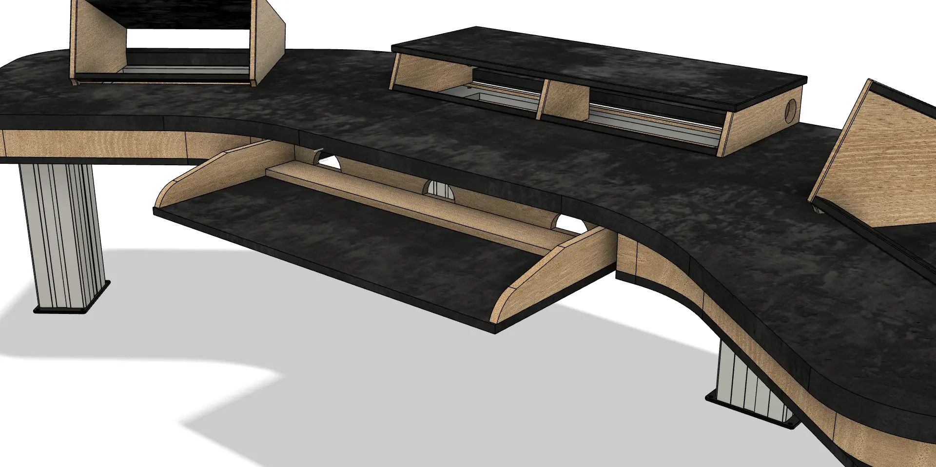 Digitale render Earforce meubel