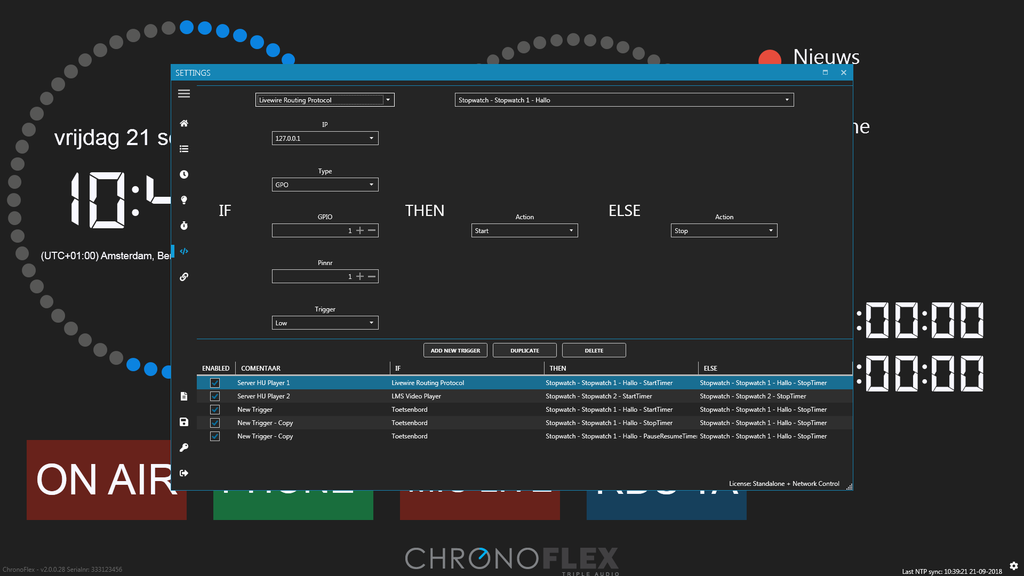 Chronoflex If this than that