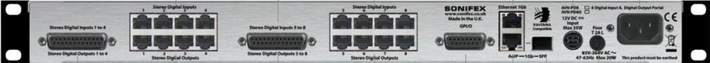 Sonifex AVN-PD8D rear