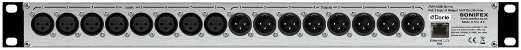 Sonifex AVN-AIO8 back