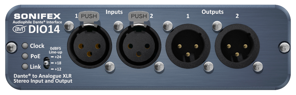Sonifex AVN-DIO14 - Back