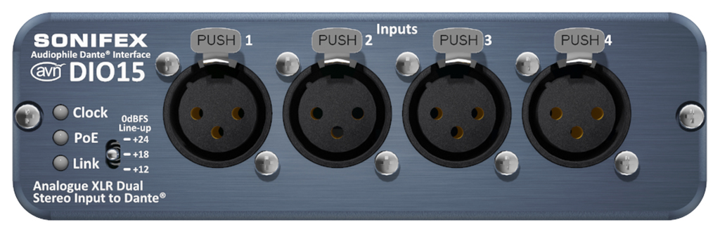 Sonifex AVN-DIO15 - Back