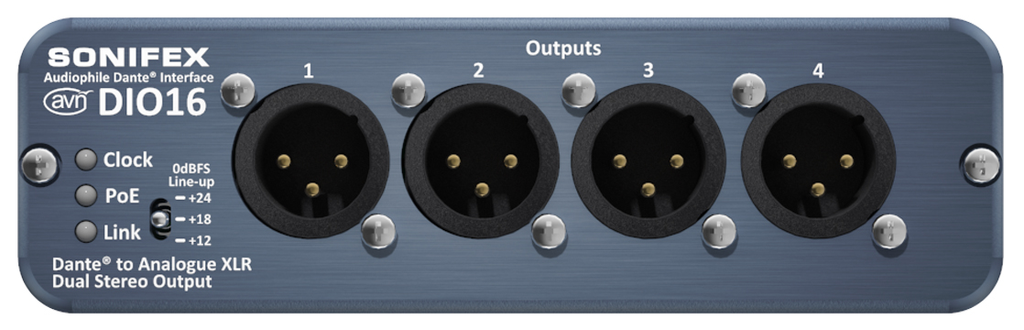 Sonifex AVN-DIO16 rear
