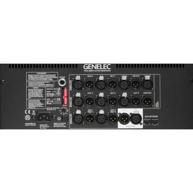 Genelec 7370A SAM Studio Subwoofer poorten