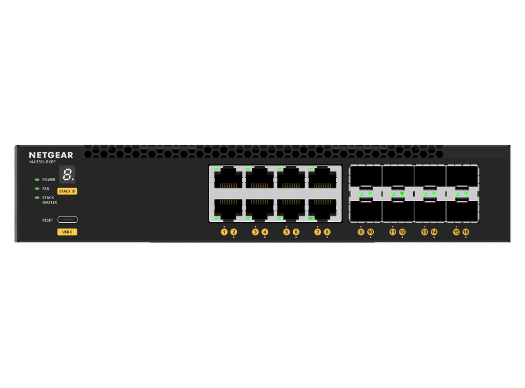 Netgear AV-line M4350-8X8F Fully Managed Switch