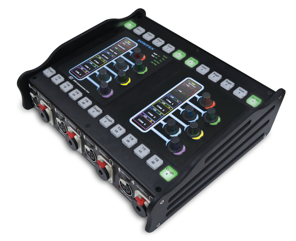 Sonifex AVN-CU4-DANTE 4 Mic/Line Input Dante Commentator Unit