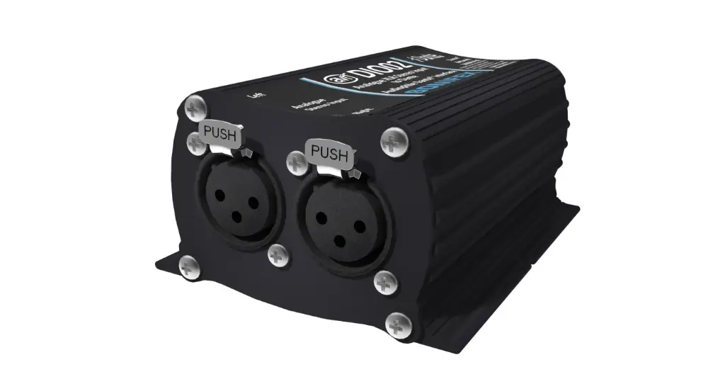 Sonifex AVN-DIO02 XLR analog stereo input to Dante
