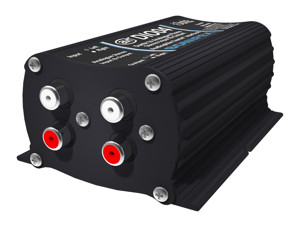 Sonifex AVN-DIO04 Dante naar cinch analoog stereo ingang & uitgang