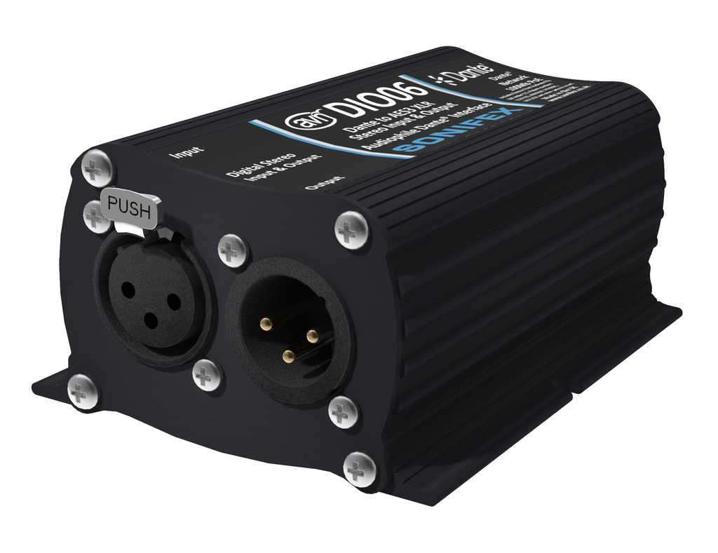 Sonifex AVN-DIO06 Dante to AES3 XLR stereo input & output